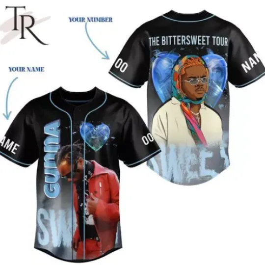 Personalized! Gunna The Bittersweet Tour Jersey Shirt 3D Gift Fans