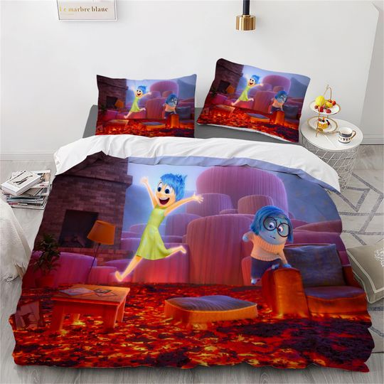 Inside Out Three Piece Bedding Set, Bedding Set Gift