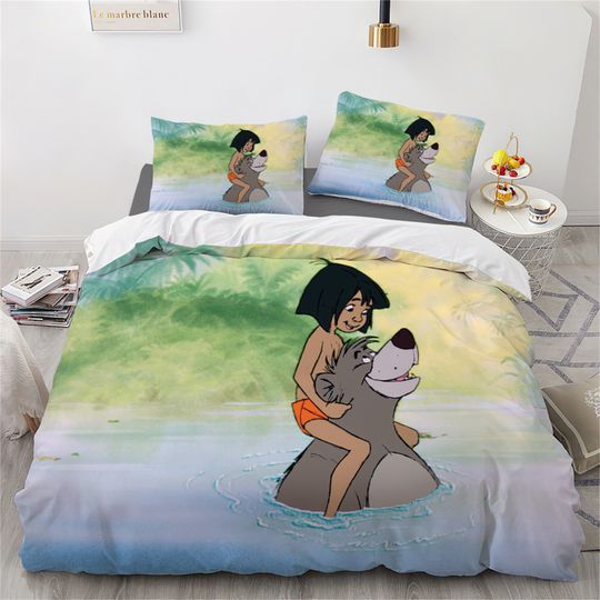 Disney The Jungle Book Three Piece Bedding Set, Bedding Set Gift