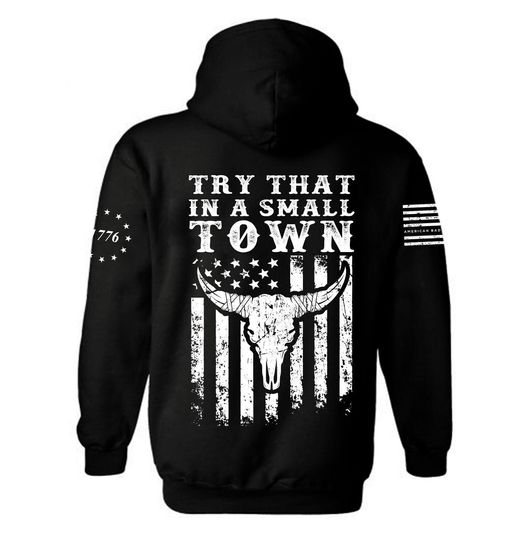 Try That In A Small Town Hoodie,  Country Hoodie, Girl Country Hoodie, Country Music Hoodie