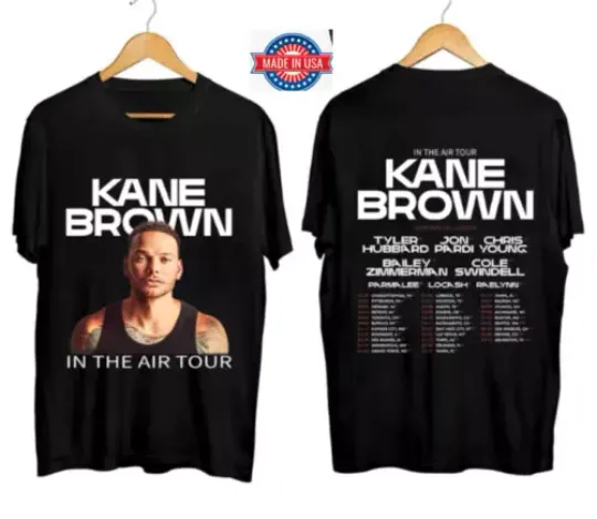 Kane Brown Tour 2024 Air T-Shirt, Kane Brown Fan Gift