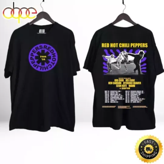 Red Hot Chili Peppers 2024 Tour T-Shirt