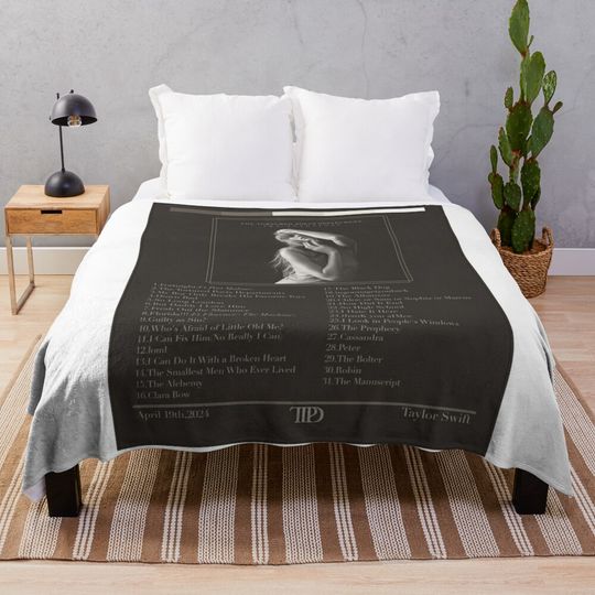 The tortured Poets Department Throw Blanket