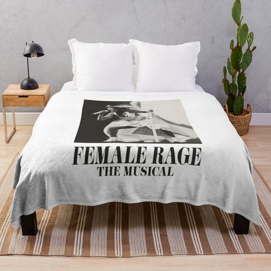 FEMALE RAGE Throw Blanket