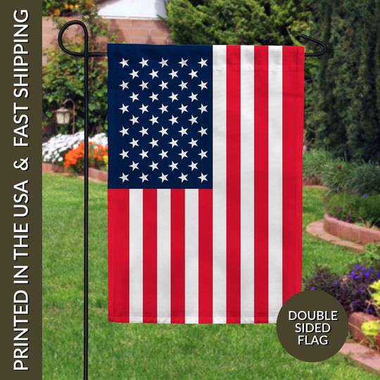 American Flag Garden Flag 12.5"x18", American Garden