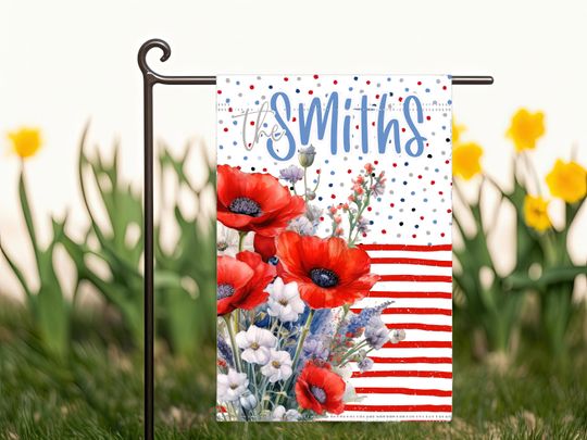 Red white and Bloom also comes blank 4th of July patriotic cute