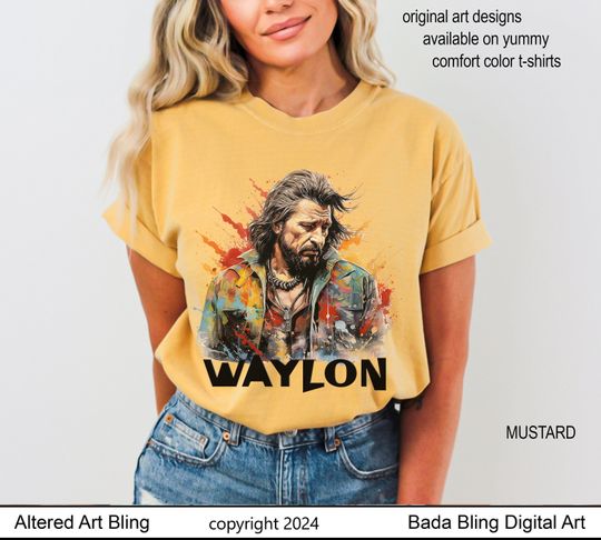 WAYLON JENNINGS T-shirts Waylon Jennings shirts