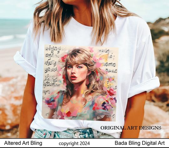 Taylor T-shirts original art shirts Taylor concert T-shirts