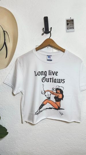 Long Live Outlaws Crop Top