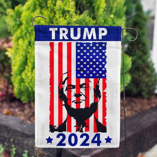 President Donald Trump 2024 Flag, Save America Again Garden Flag, 2024 Trump Flag, Take America Back
