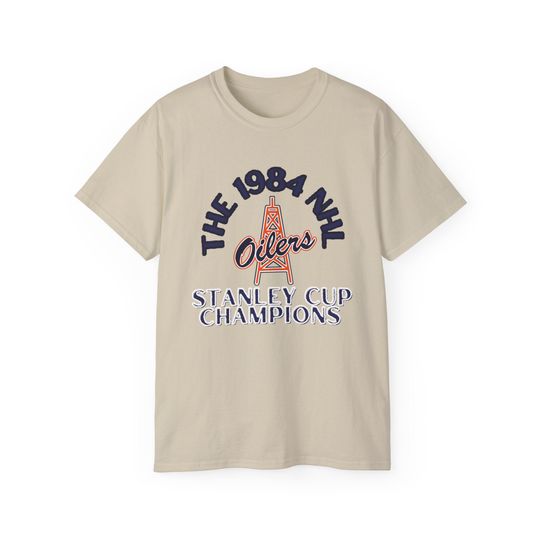 Edmonton Oilers Retro Logo T-Shirt - Vintage NHL