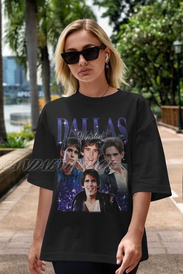 Vintage Dallas Winston Shirt for Unisex | Character Graphic Tee | Vintage T-Shirt