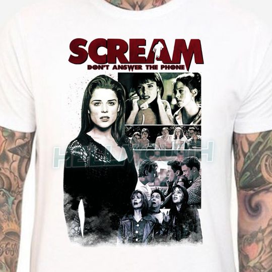 Scream Movie Custom Poster T-shirt