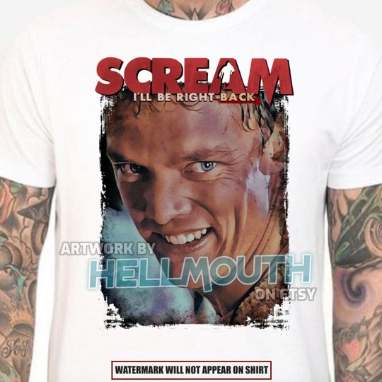 Scream Movie T-shirt. Stu Macher - Matthew Lillard