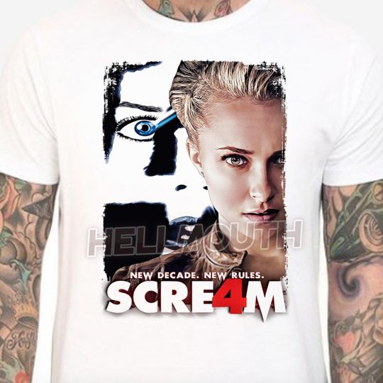 Scream 4 Movie T-shirt. Kirby -  Hayden Panettiere