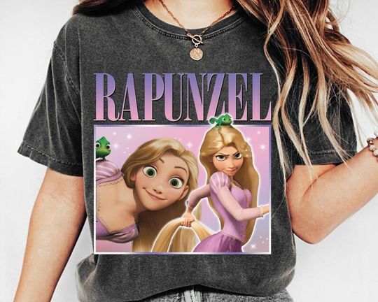 Rapunzel Frog Prince Shirt Funny Tee, Tangled Princess Tees, Magical Place Vintage Graphic T-shirt Family 2024 Trip Gifts