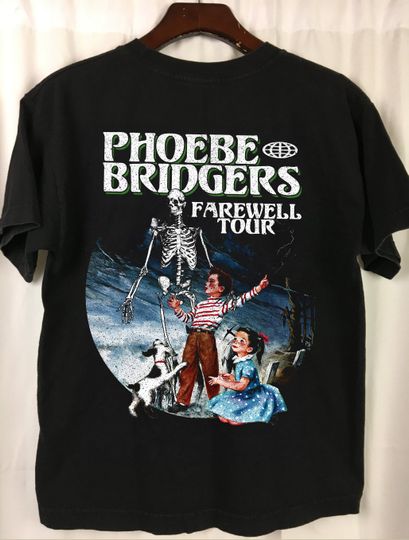 Phoebe Bridgers Farewell Tour Vintage T shirt, Phoebe Bridgers Punisher tshirt