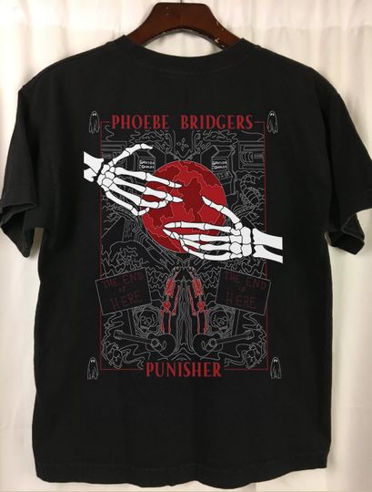 Phoebe Bridgers Punisher Vintage T shirt, Phoebe Bridgers Reunion On Tour shirt