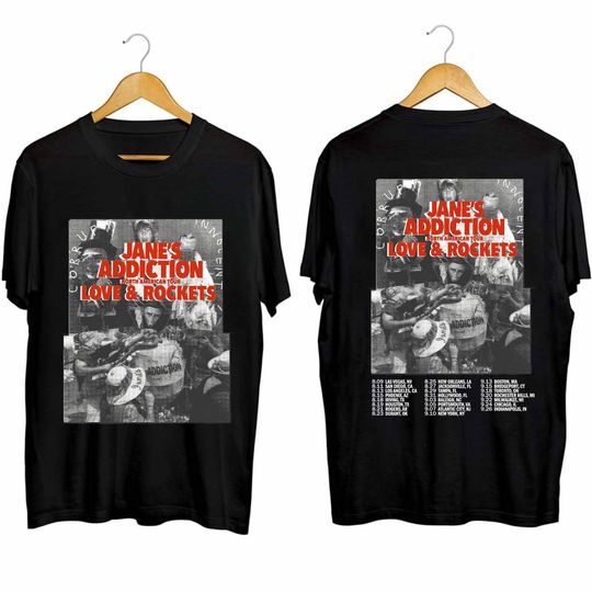 Janes Addiction 2024 Tour Double Sided Shirt