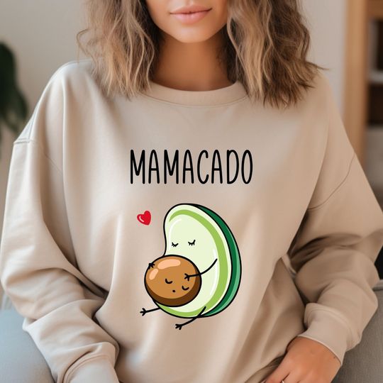 Mamacado Sweatshirt, Pregnancy Reveal Sweatshirt, Baby Announcement Shirt, New Mom Gift, Gift for Mom, Mama Sweatshirt