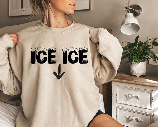 Ice Ice Baby Sweatshirt, Ice Ice Crewneck, Pregnancy Announcement, Mom To Be Tee, Pregnant Sweatshirt, Pregnancy Reveal Tshirt, New Mom Gift
