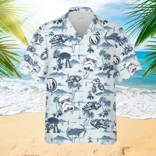 Star Wars Hawaiian Shirt, Star Wars Shirt, Starwars Shirt For Men, Summer Hawaii
