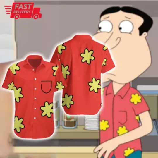 Glenn Quagmire Family Guy Tropical Hawaii Shirt