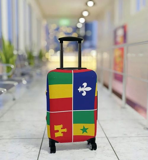 Creole Heritage Flag Luggage Cover