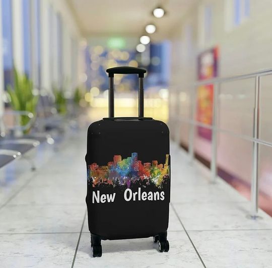 New Orleans Skyline Luggage Cover