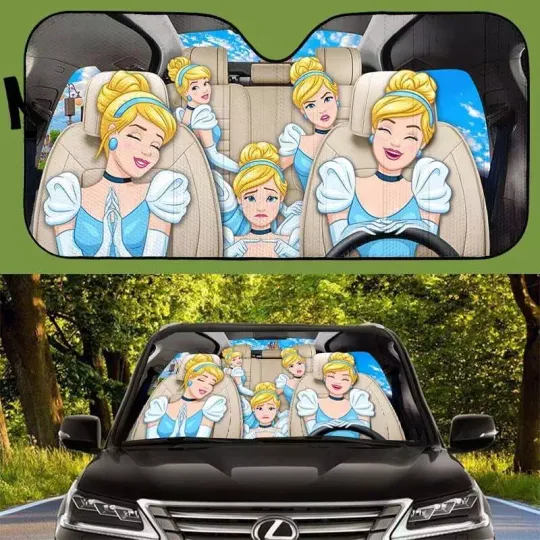 We Are Never Too Old For Cinde Princess Car Windshield Sun Shade