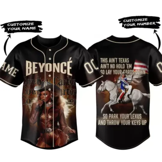 Personalized  Beyonce Cowboy Carter Baseball Jersey Shirt Gift For Men Women