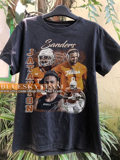 Vintage 90s Graphic Style Ja'Tavion Sanders T-Shirt, Ja'Tavion Sanders shirt, American Football Bootleg Gift