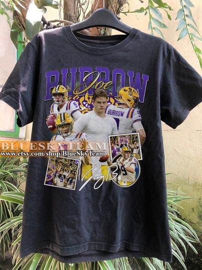 Vintage 90s Graphic Style Joe Burrow T-Shirt, Joe Burrow shirt, Retro American Football Bootleg Gift,New Design