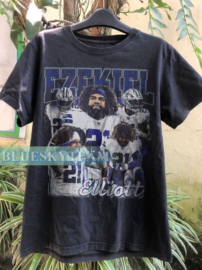 Ezekiel Elliott Shirt, Vintage Ezekiel Elliott TShirt Gift For Him and Her, Best Ezekiel Elliott Shirt Gift Idea For Fan