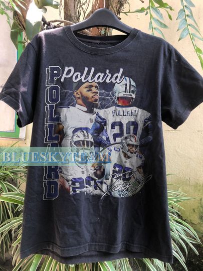 Tony Pollard Vintage Style 90s / Dallas Texas Football Team / Unisex t-shirt