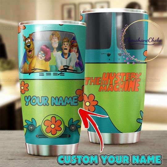 Scooby Doo Tumbler, Scooby Tumbler, Scooby Doo 20oz Tumblers, Stainless Steel Tumbler, Personalized Tumbler