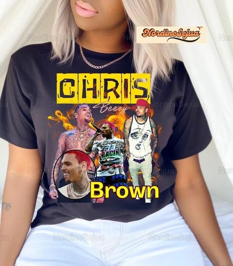 Retro Chris Brown T-shirt, Chris Brown Fan Shirt, Breezy Shirt, 2024 Tour Shirt