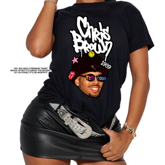 Chris Brown, Chris Brown Shirt, Vintage Chris Brown T-Shirt, 11:11 Tour T-Shirt