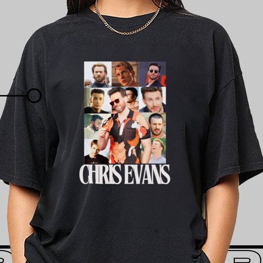 Chrs Evans Shirt, Captan Tshirt, Chrs Evans Fan Gifts, Chrs Evans Vintage Tee