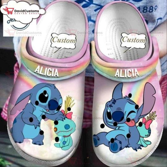 Personalized Stitch Disney Clogs