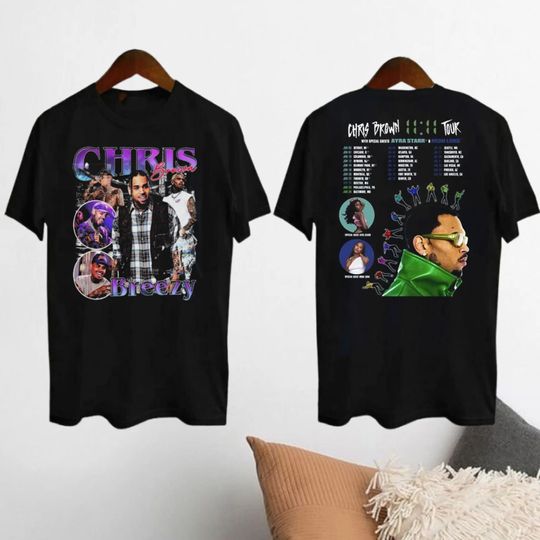 Chris Brown Graphic Shirt, Chris Brown 11:11 Tour 2024 Shirt, Chris Brown Fan Shirt, Chris Brown 2024 Concert Shirt, Chris Brown Tour Merch