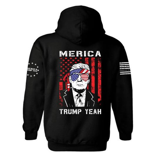 Trump 2024 Election Shirt, Pro Trump Shirt, Patriotic Shirt, Gift for Republican, Election Shirt, Donald Trump 2024 Shirt, Merica Trump 2024