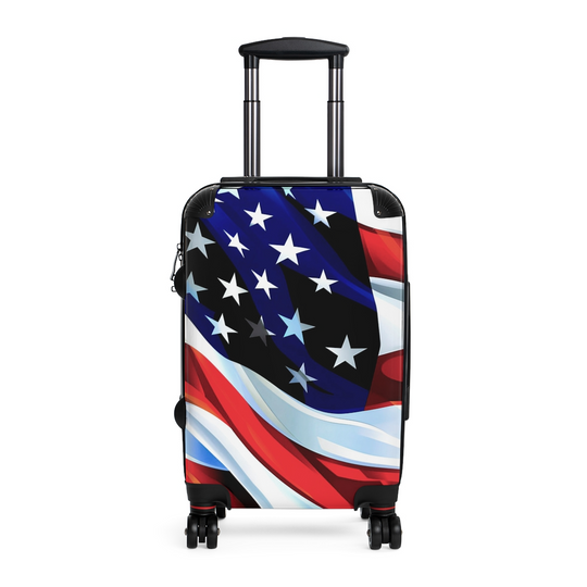 American Flag Suitcase Luggage