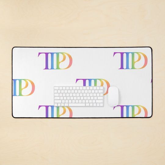 Ttpd Pride Rainbow Desk Mat