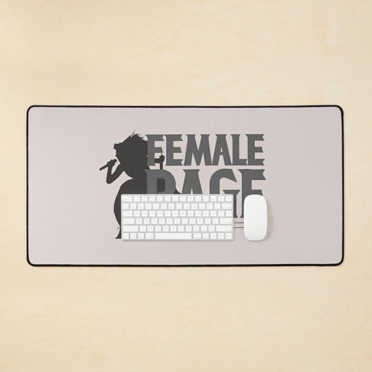 Female rage Taylor Desk Mat