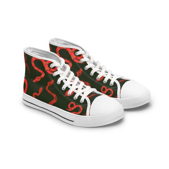 Women's Reputation inspired snake High Top Sneakers