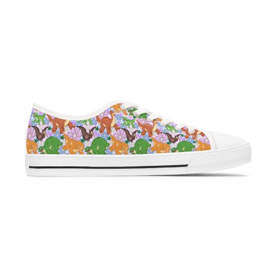 Land Before Time Women's Low Top Sneakers