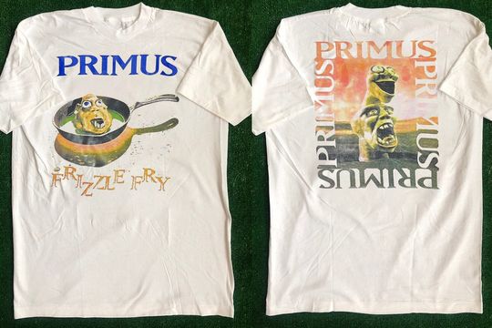 Primus 'Frizzle Fry' 1990 Tour T-Shirt, Primus 1990 Album Shirt
