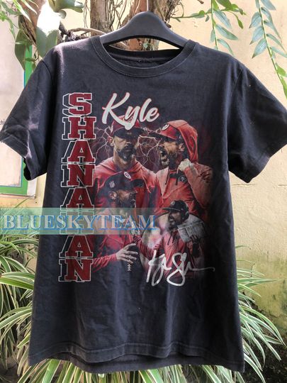 Vintage 90s Graphic Style Kyle Shanahan T-Shirt, Kyle Shanahan coach shirt
