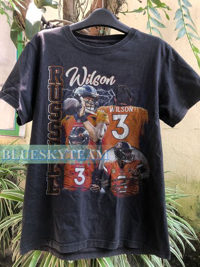 Russell Wilson Shirt Vintage 90s Design Bootleg Bestseller Gift Fans Shirt